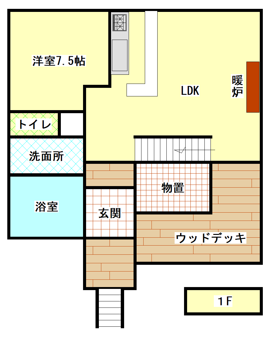 ニセコ不動産（中古物件）間取り１